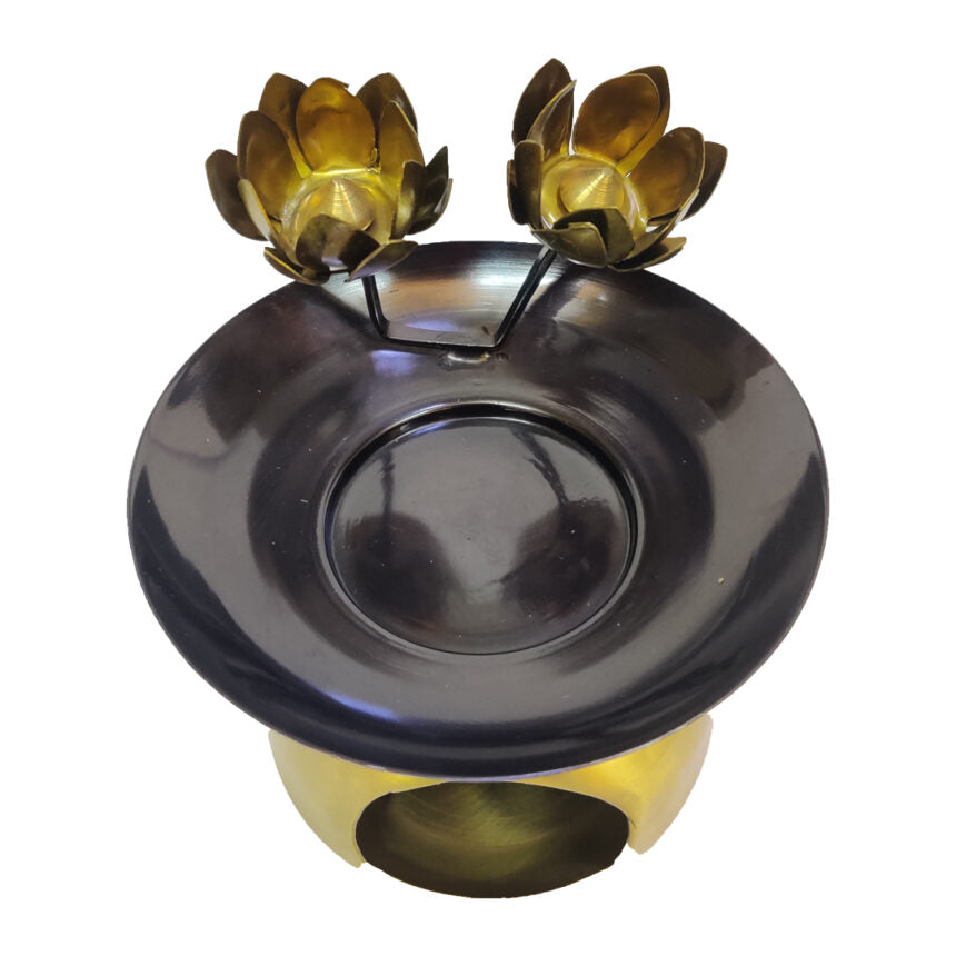 Solid Metal Oil Diffuser Side View – Ramaya Tatva