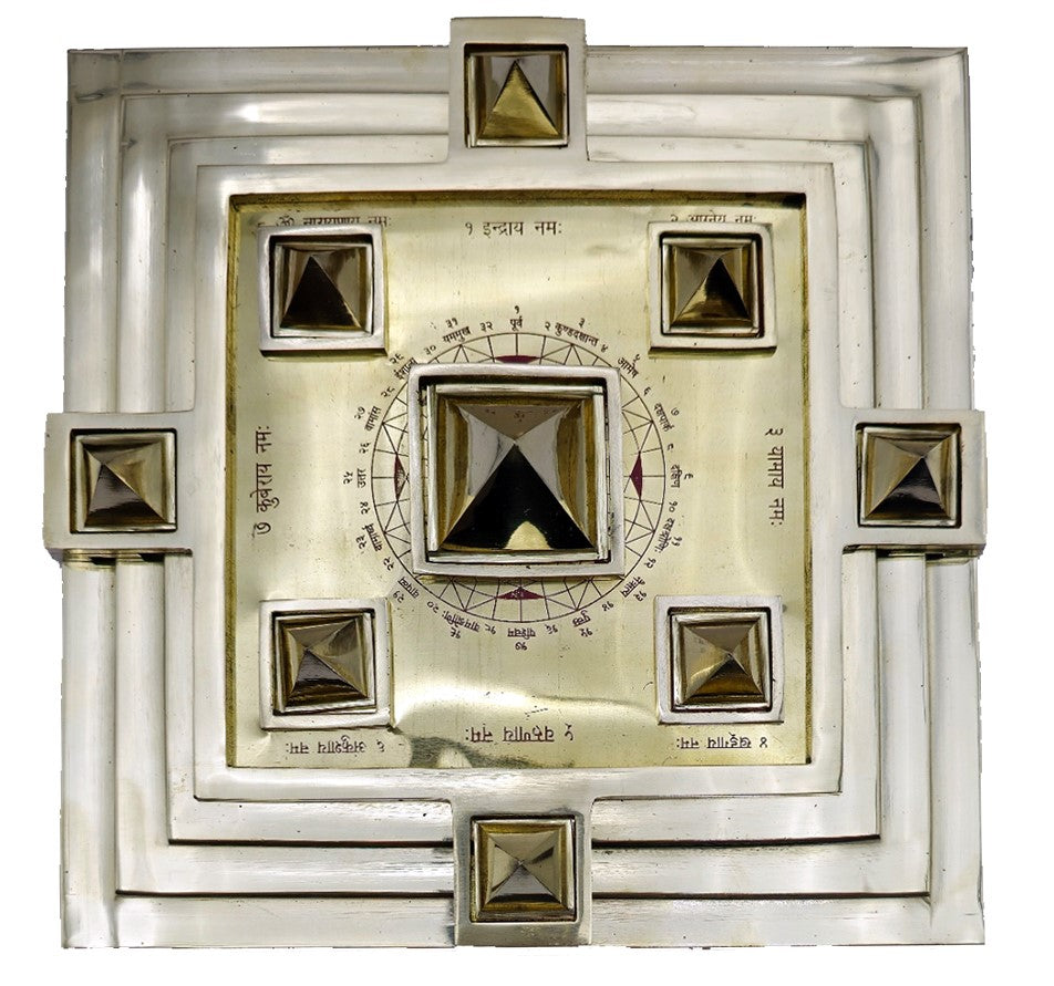 Vastu Purush Pyramid Yantra with Gift Packaging – Authentic Vastu Remedy | Ramaya Tatva