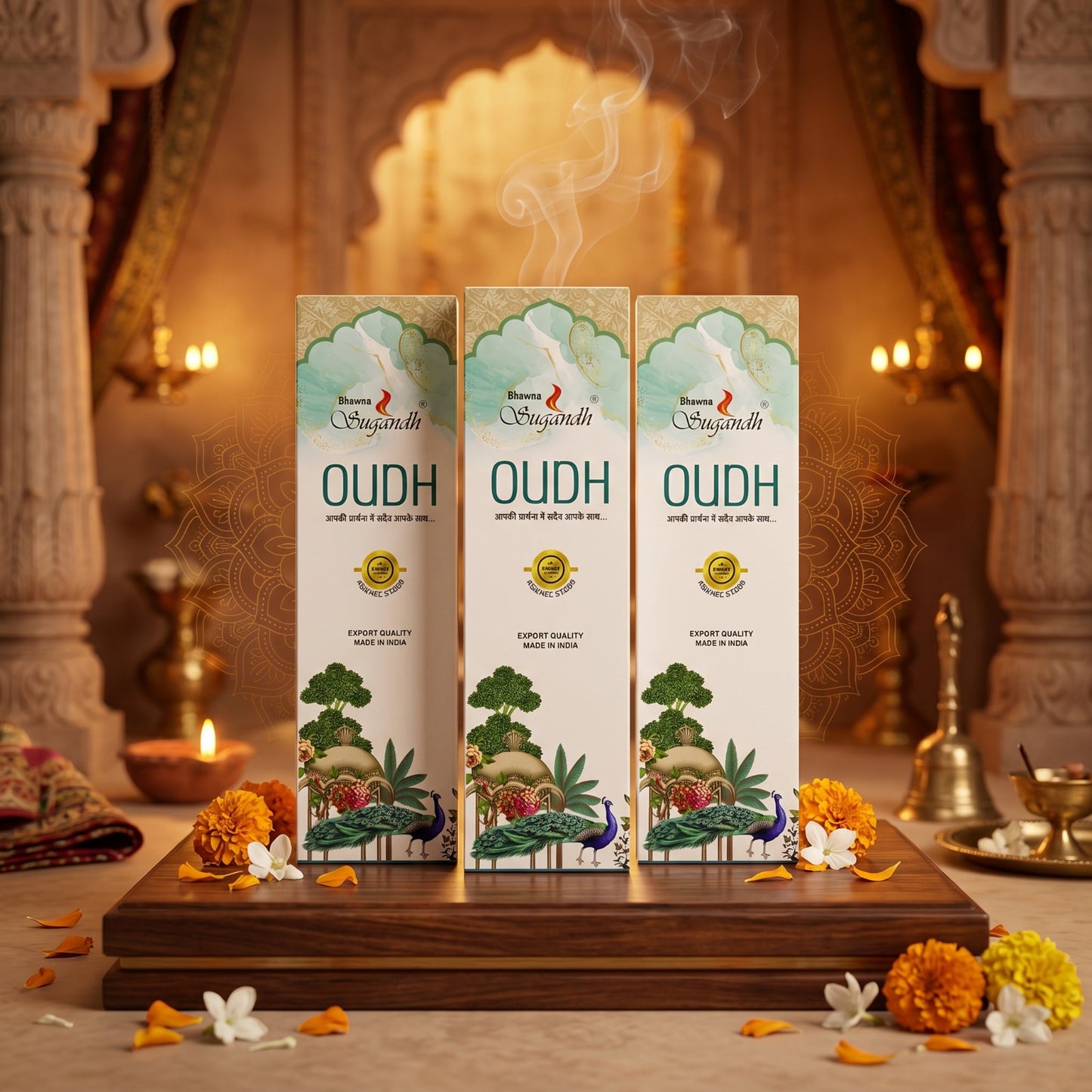 OUDH Incense Sticks Combo Pack of 3 | Premium Long Lasting Agarbatti