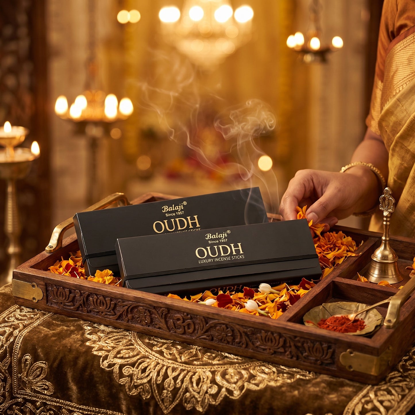 OUDH Luxury Incense Sticks Combo Pack of 2 | Premium Long Lasting Agarbatti
