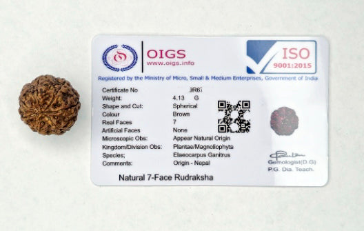 आध्यात्मिक शक्ति और लाभ के लिए (Spiritual benefits of 7 Mukhi Rudraksha)