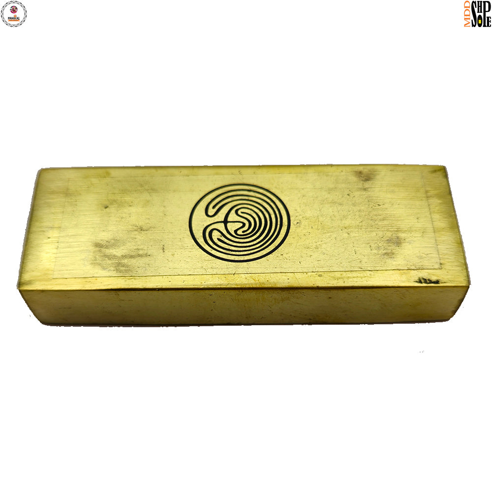Ramaya Tatva Brass Aura Booster – Side View for Vastu Correction
