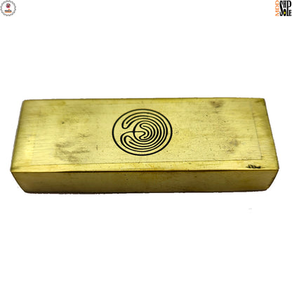Ramaya Tatva Brass Aura Booster – Side View for Vastu Correction
