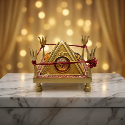 Shri Baglamukhi Chowki Yantra – Front View for Protection & Victory
