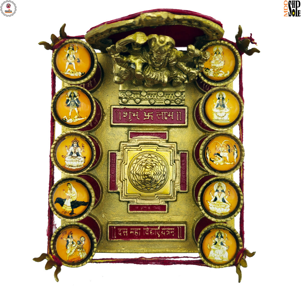 Dus Mahavidya Yantra Chowki Full View – Ramaya Tatva