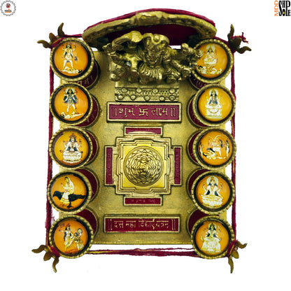 Dus Mahavidya Yantra Chowki Full View – Ramaya Tatva