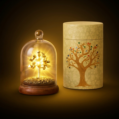 Pyrite Wish Tree Close-Up – Gold Lustre Pyrite Crystal Branches Feng Shui Money Tree | Ramaya Tatva
