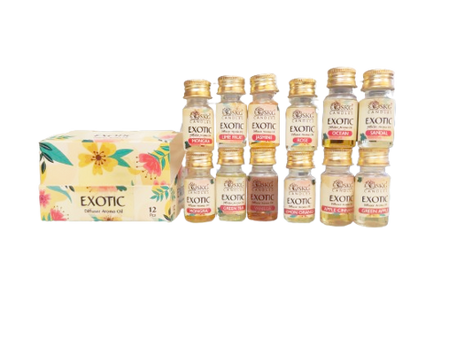 Aroma Oil Set of 12 Fragrances