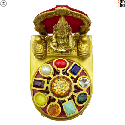Kuber Chowki Yantra with Gift Packaging – Authentic Energised Dhan Kuber Chowki | Ramaya Tatva
