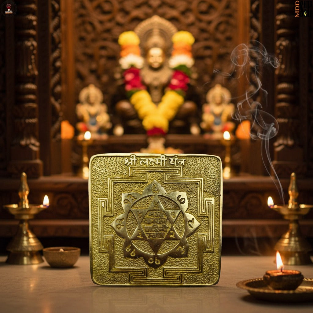 Panchdhatu Sidh Yantra for home – front view
