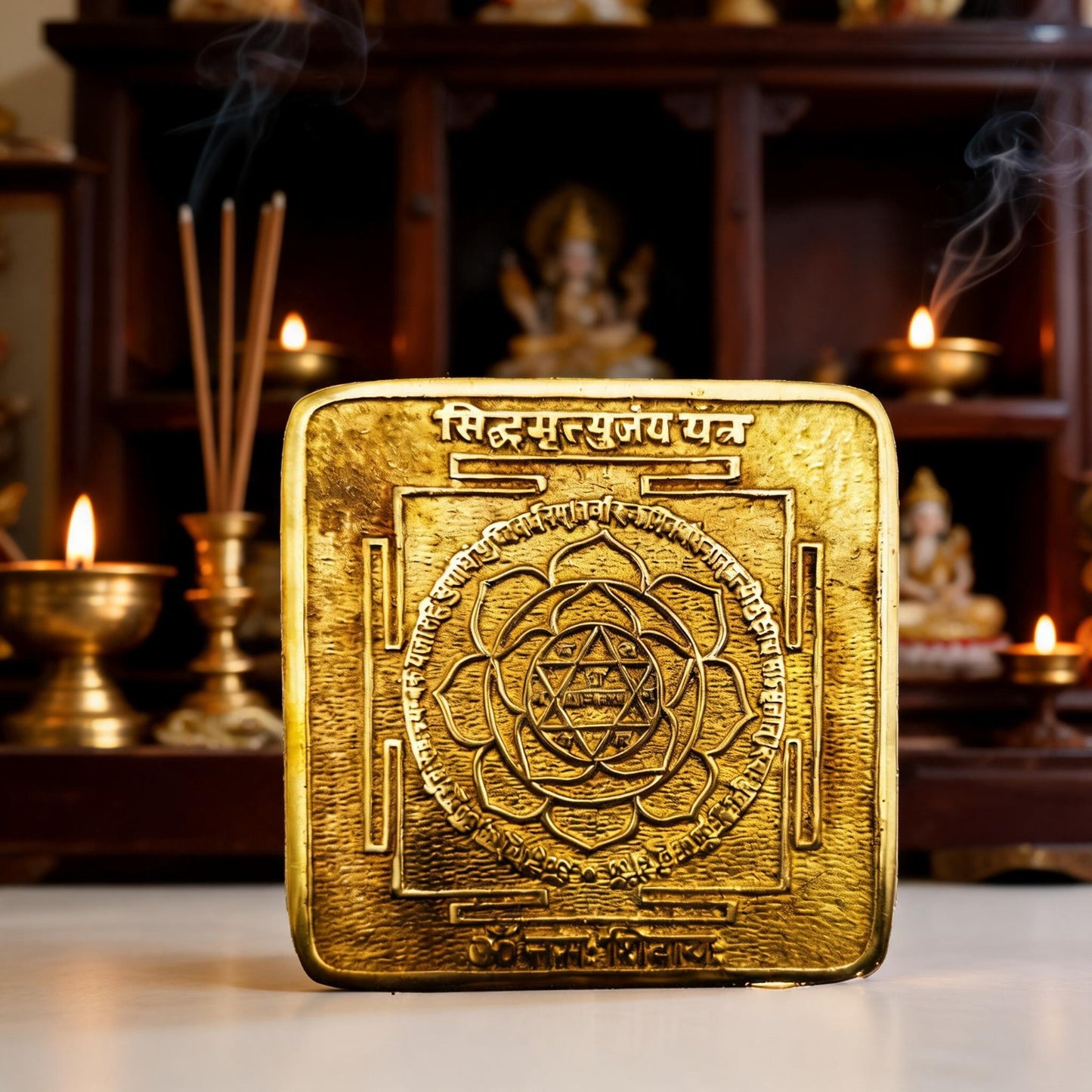 Panchdhatu Sidh Yantra for Home Office and Shop – Ramaya Tatva