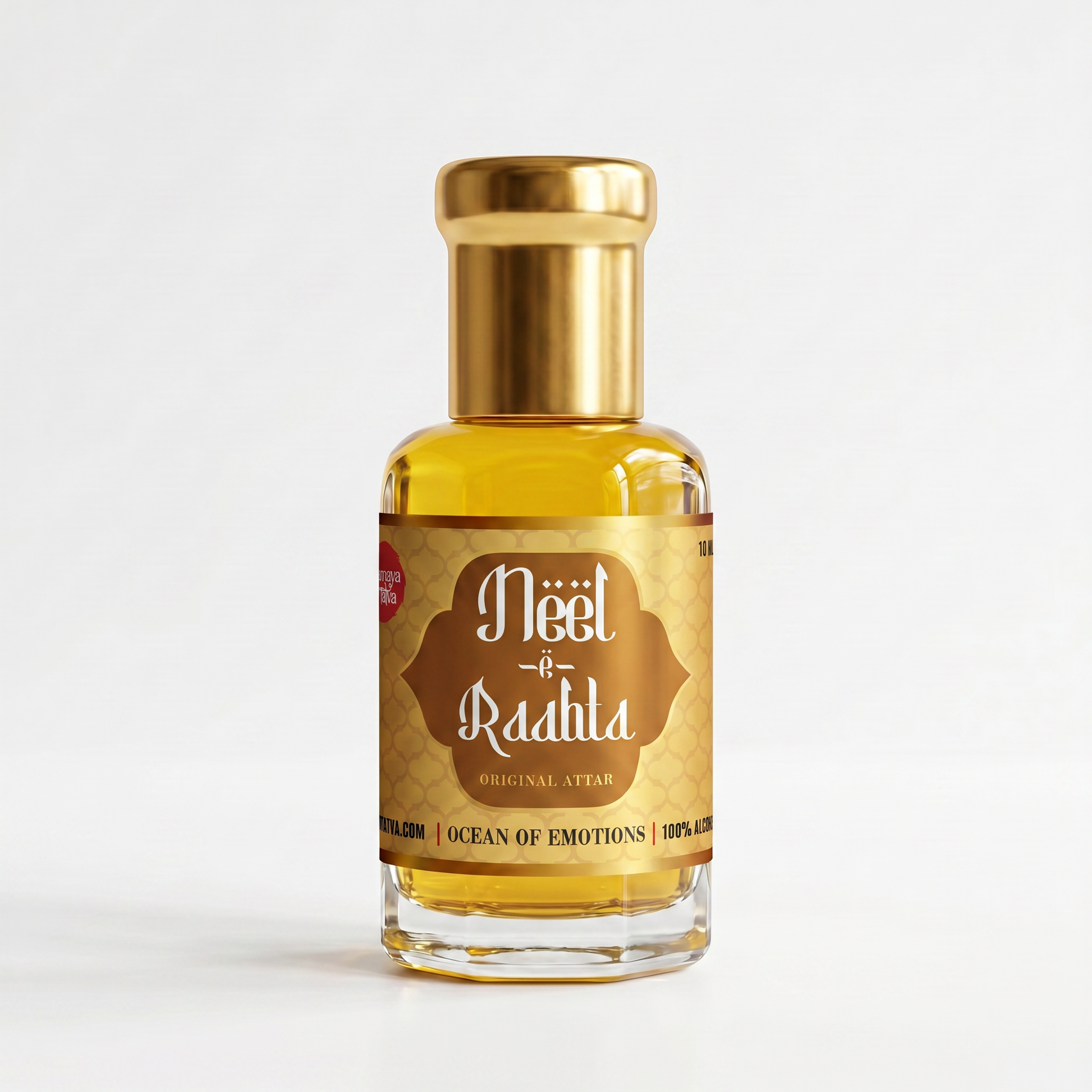 Neel-e-Raabta Ocean of Emotions Attar – Premium Alcohol-Free Aquatic Fragrance Bottle by Ramaya Tatva