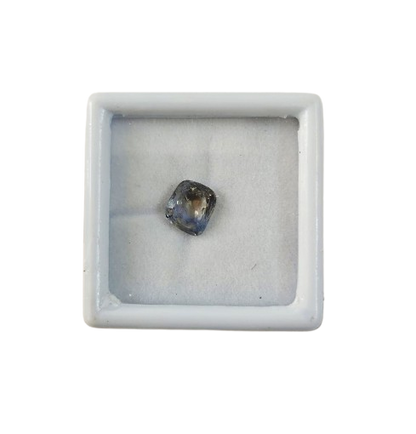 Blue Sapphire Neelam Close-Up – 4.12 Carat Natural Blue Sapphire Deep Blue Colour with Certificate | Ramaya Tatva
