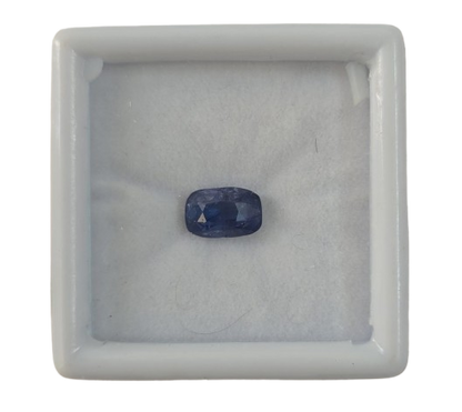 Close up natural blue sapphire oval cut gemstone

Deep royal blue Neelam stone transparent untreated

High quality Saturn gemstone blue sapphire detailed view