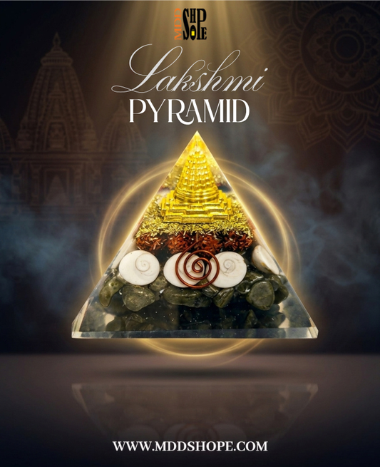 Lakshmi Orgonite Pyramid – Wealth & Vastu Protection