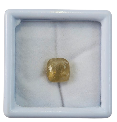 Yellow Sapphire Pukhraj 6.33 Carats – Natural Certified Gemstone for Jupiter & Prosperity
