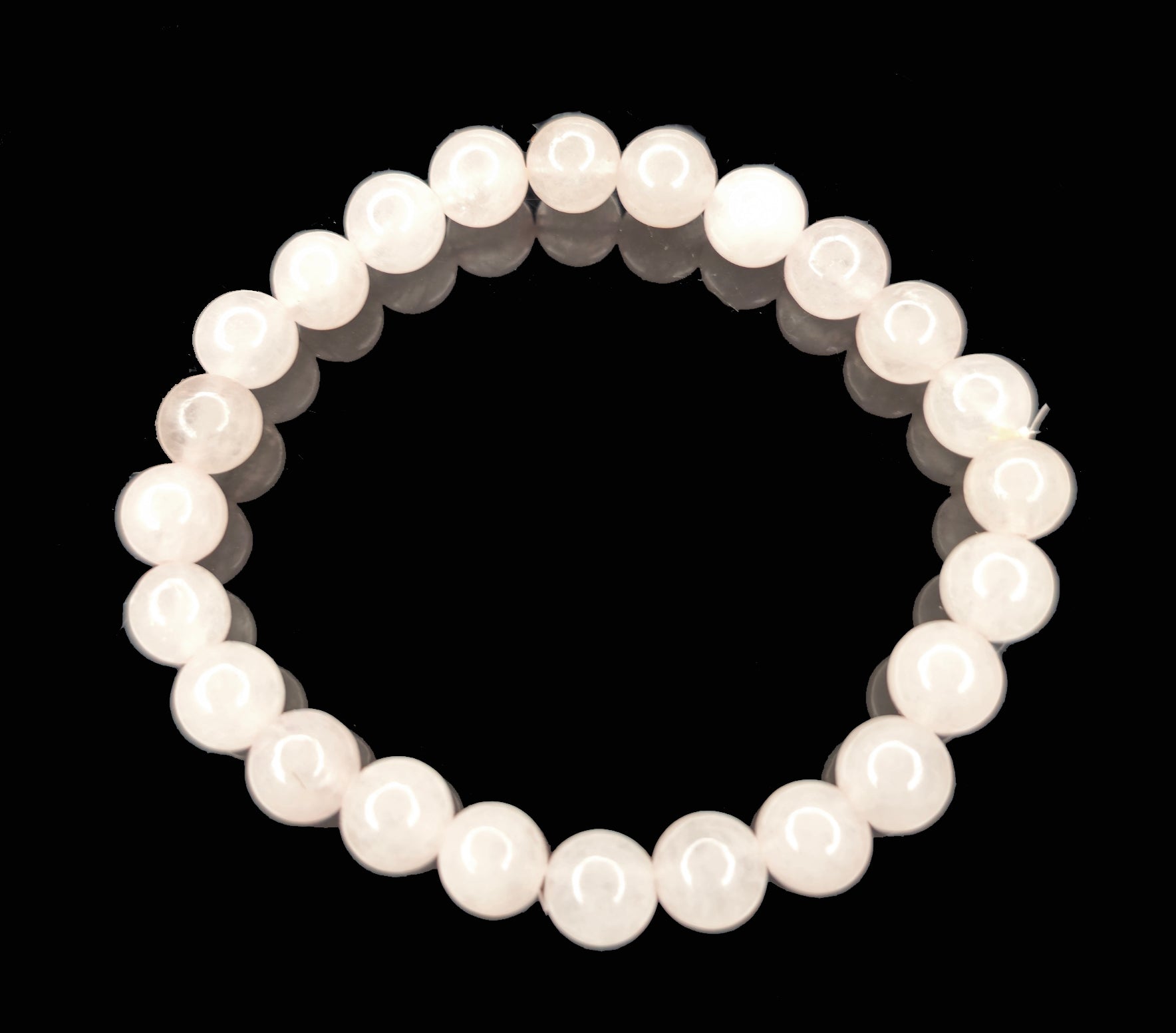 Rose Quartz Bracelet Close Up Detail – Ramaya Tatva