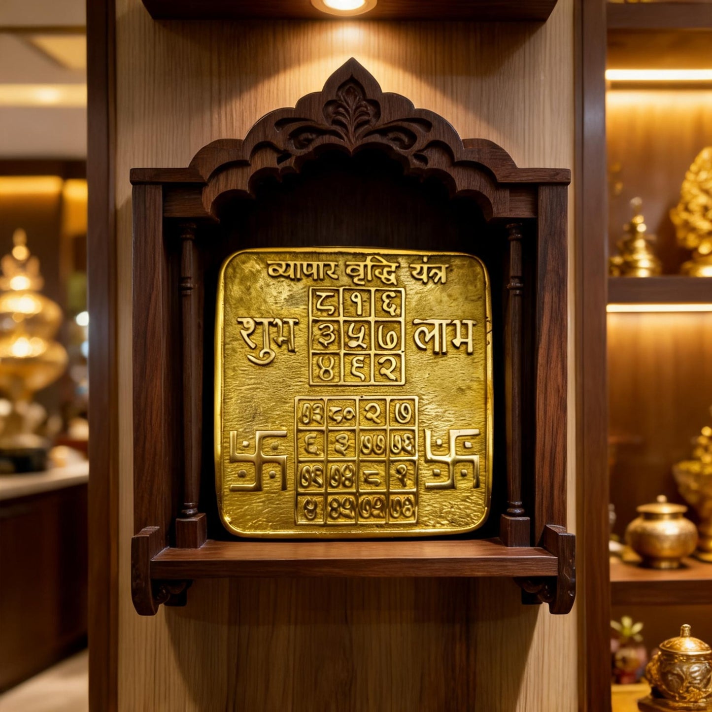 Panchdhatu Sidh Yantra for Home Office and Shop – Ramaya Tatva