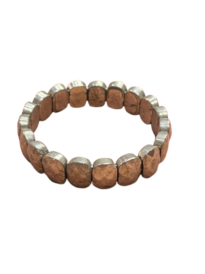 Pyrite Bracelet Worn on Wrist – Abundance and Prosperity Crystal Bracelet | Ramaya Tatva
