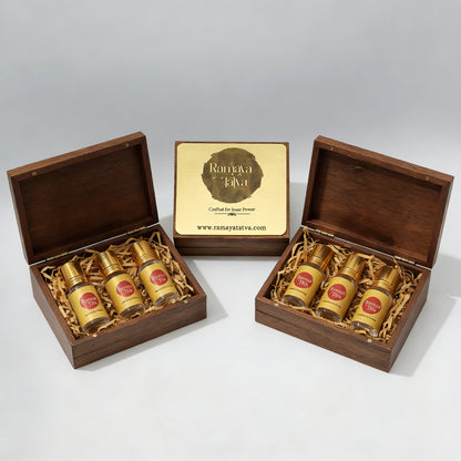 Attar Tester Pack – 6 Fragrances (3 for Him & 3 for Her)