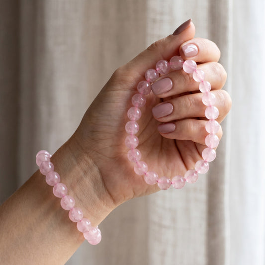 Ramaya Tatva Rose quartz bracelet