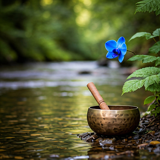 ध्यान और ध्वनि चिकित्सा के लिए (For meditation and sound healing)